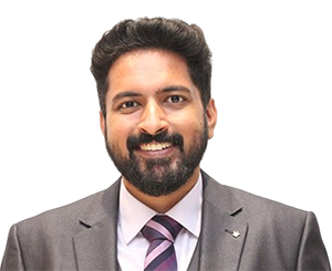 Photograph of Rakesh Thayyil, Associate Director at Think Teal